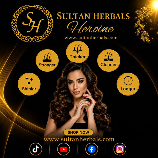 Sultan Herbals - 100% Herbal Hair Growth Oil, Reduces Hair Fall [200 mL]